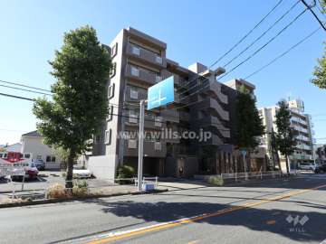 藤和シティホームズ社台の外観(北東方向から)