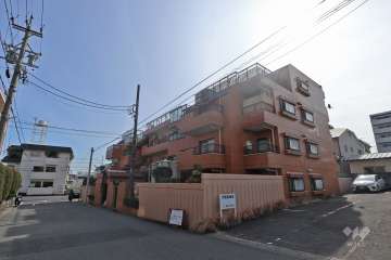 ライオンズマンション上社第2の外観（北西側から）