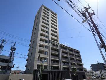 ライオンズ星ヶ丘イーストの外観(南西側から)