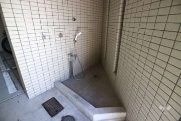 ペットの足洗い場