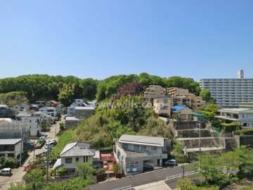 東山台スカイマンションの遠景