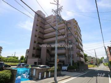 宝マンション名東貴船の外観（北西側から）