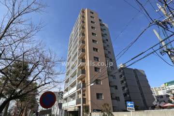 プラウド藤が丘の外観（東側から）