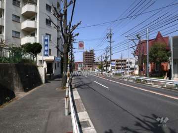 敷地東側の前面道路