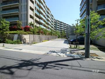 敷地内駐車場入口