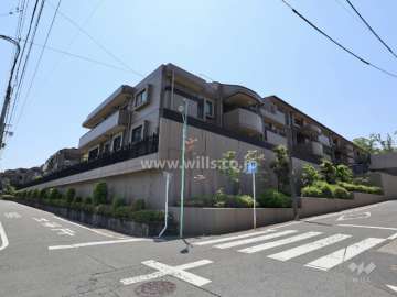 ライオンズガーデンヒルズ富士見台五番館の外観(北東側から)