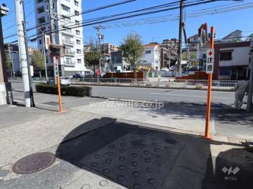 敷地内への車の出入り口（敷地南東側）