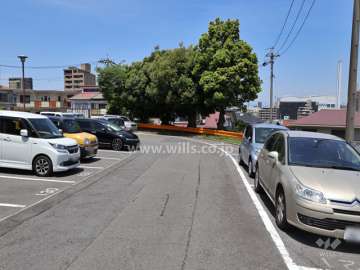 敷地の東側前面道路（南側から）