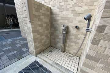 ペット足洗い場