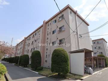 猪子石南住宅6号棟の外観(北西側から)