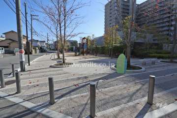 敷地北側の公園