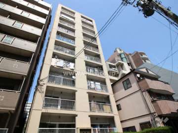シティコーポ仲田の外観（南側から）