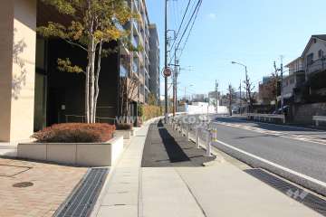 敷地南側の前面道路