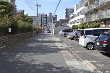 敷地南側前面道路