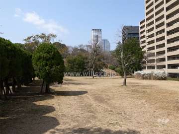 敷地南側は千里東公園に面しています。