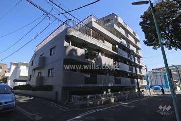 アメニティ川名の外観（南西側から）