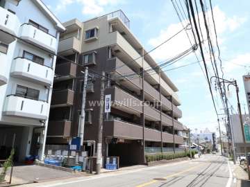 プレミアムレジデンス川名本町の外観（南西より）