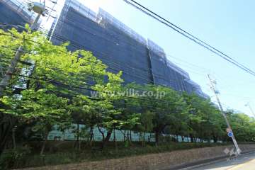 サザンヒル八事１号棟の外観（東側から）　※2019年5月現在大規模修繕工事中