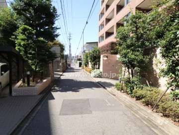 敷地南側の前面道路