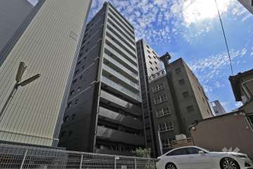 プレサンスロジェ上前津駅前Ⅱの外観（北西側から）