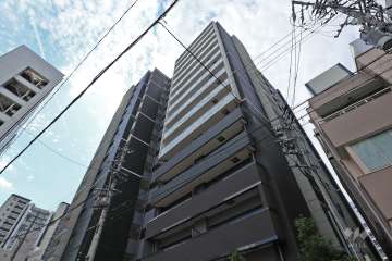 プレサンスロジェ上前津駅前Ⅱの外観（北東側から）