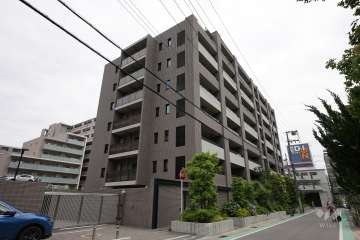 ジオ西宮北口ザ・クレールの外観（北西側から）