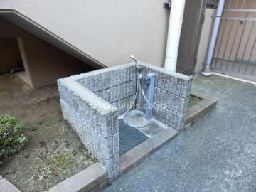 ペットの足洗い場