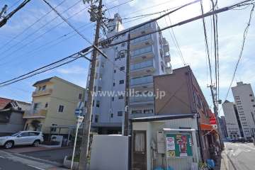 城山パークマンションの外観（北西側か）