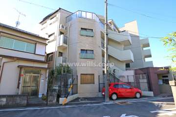 グランドメゾン上野公園の外観（北東側から）