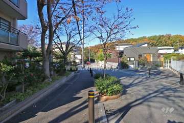 敷地南側の前面道路