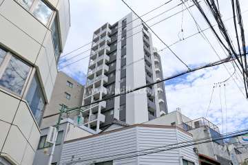 エステムプラザ名古屋・栄プレミアムの外観（南西側から）