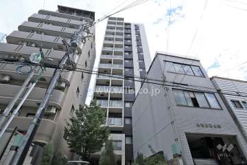 エステムプラザ名古屋・栄プレミアムの外観（西側から）