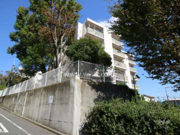 豊中豊松園ハイツの外観(南西側から)