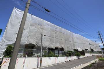 藤の上ハイツの外観（南西側から）※2019年6月現在大規模修繕工事中