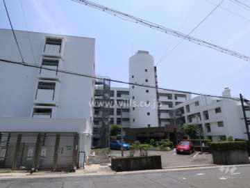 西一社ハイツの外観(北東側から)