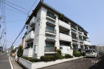 三旺マンション第2上社B棟の外観（南西側から）
