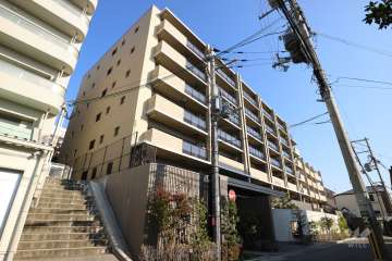 シエリア夙川の外観（南西側から）
