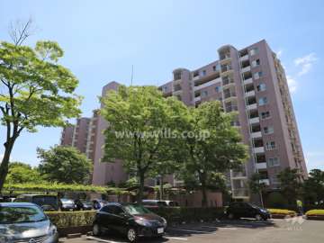 矢田川パークハウスA棟の外観（北西側から）