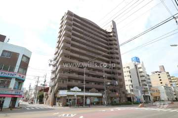 グランドメゾン徳川東の外観（北東側から）