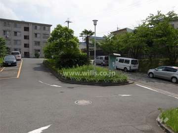 敷地内にあるロータリー