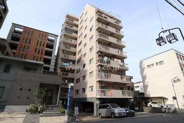 石町マンションの外観（南西側から）