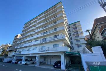 仁川グランドハイツの外観（北西側から）