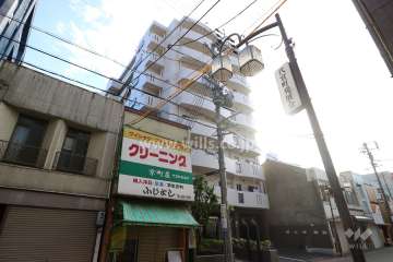 朝日プラザ代官町の外観（北東側から）