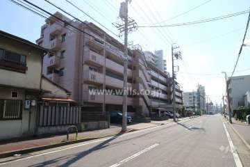 宝マンション矢田の外観（北東側から）