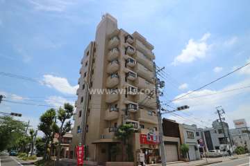グランドメゾン徳川北の外観（北西側から）