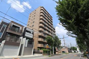 徳川一丁目パークマンションの外観(南西側から撮影)