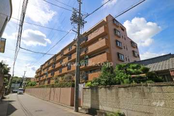 徳川町パークマンションの外観（南東側から）