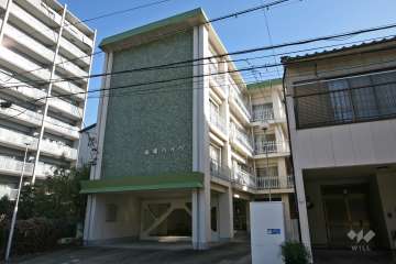赤塚ハイツの外観（南西側から）