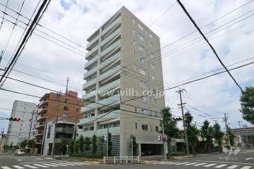 グレイス大曽根の外観（南東側から）