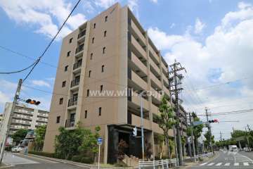 サンクレーア大曽根矢田の外観（西側から）